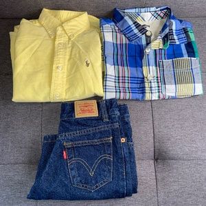PRE-OWNED BOYS CLOTHING LOT 3 PIECES SIZE 4 (MIXED BRANDS)